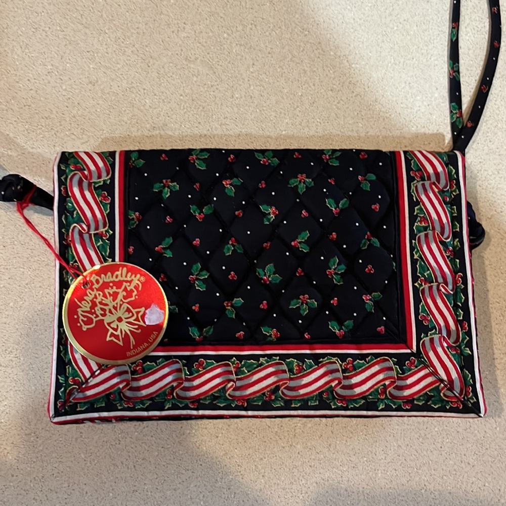Rare/Retired Vera Bradley Elite Holiday Crossbody - Picture 2 of 4